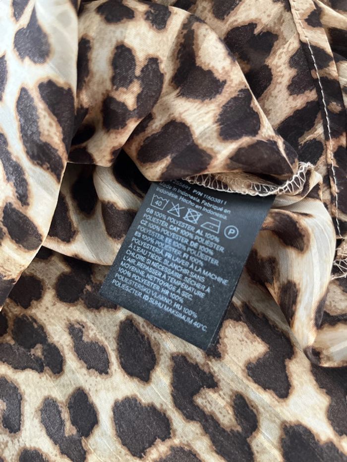Blouse imprimée léopard H&M - Taille M - photo numéro 7