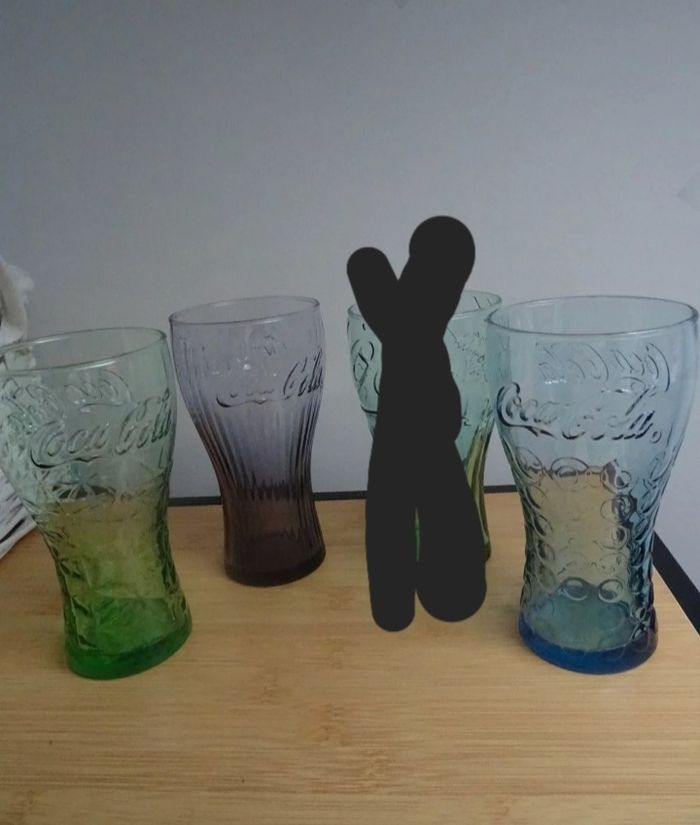 Lot de verres Coca-Cola Macdo