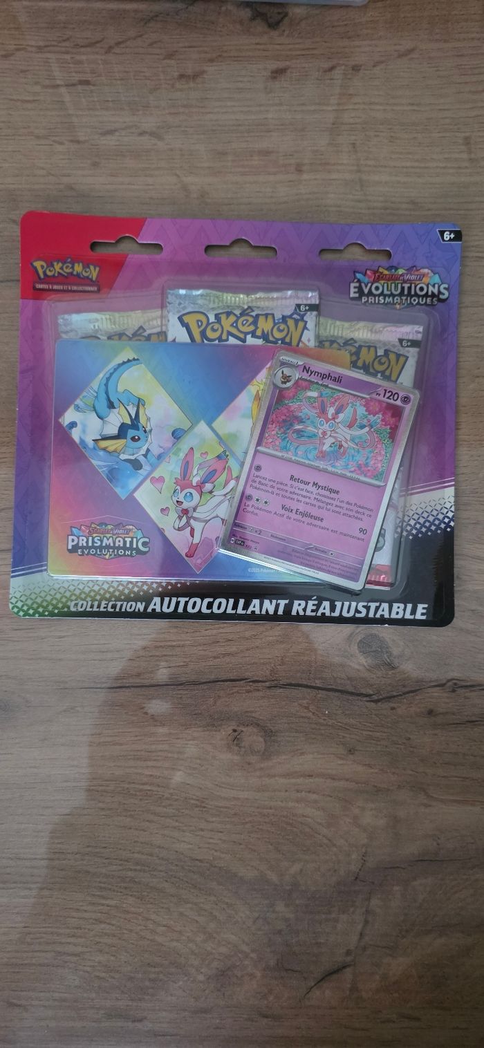 Tripack Pokemon EV8.5 Evolution Prismatiques Nymphali Neuf