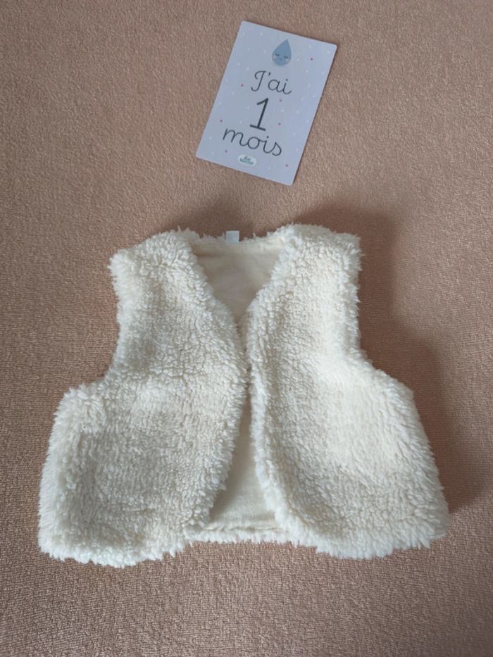 Veste mouton 1 mois unisexe