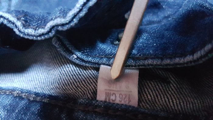 Jeans à pression fille 8 ans bleu Vert Baudet - photo numéro 4