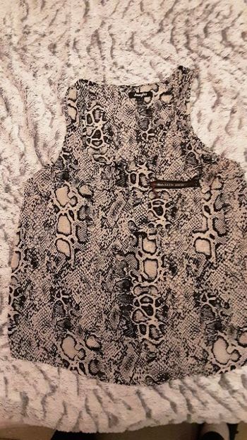 haut tunique femme sans manche Jennyfer t M panthère
