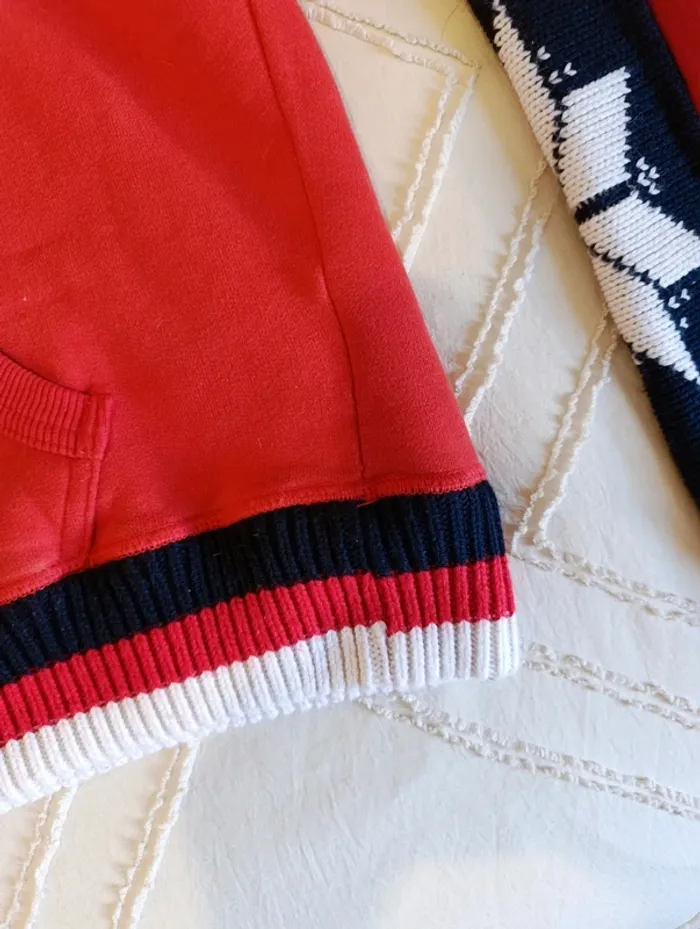 Sweat à capuche Superdry femme – Très bon état, style streetwear tendance 38 rouge - photo numéro 6