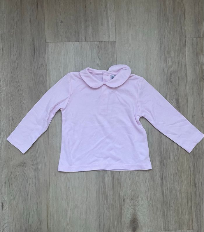Tee shirt rose 12 mois - photo numéro 2