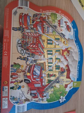 Puzzle pompier 3+
