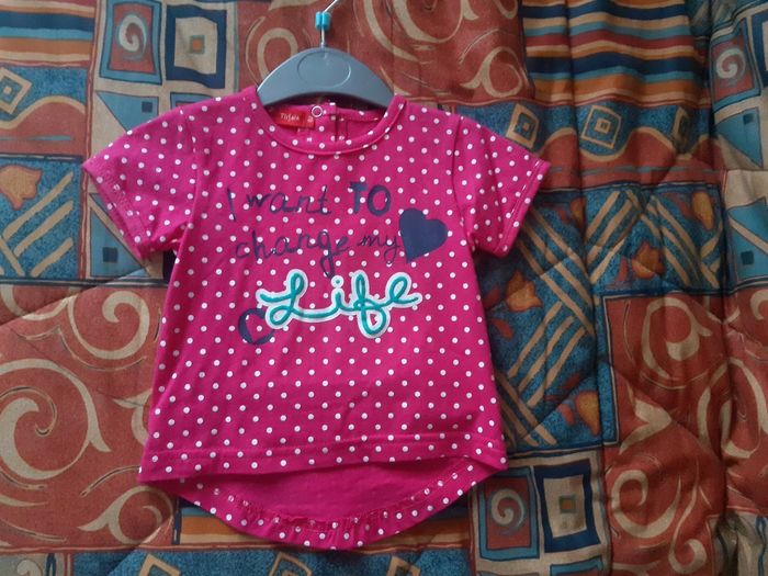 T-shirt fille 6 mois