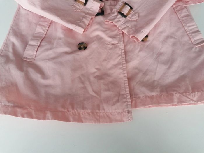 Imperméable trench rose poudré T 140 👧🏻 - photo numéro 5
