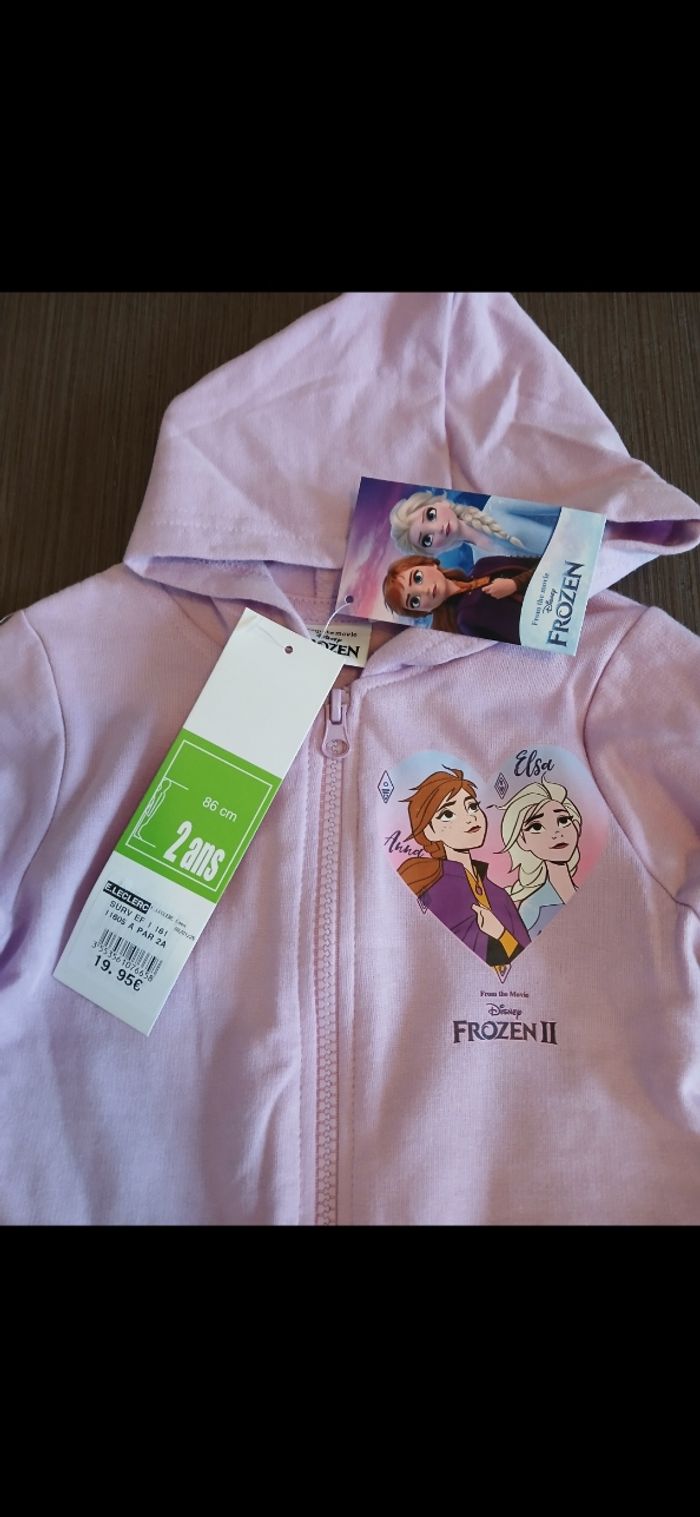 Ensemble jogging fille disney la reine des neiges 2 ans - photo numéro 2