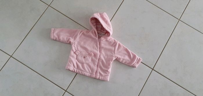 Veste bébé fille polaire 9 mois cocoon BBF
