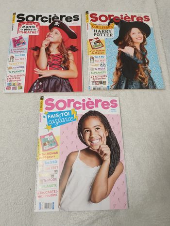 Lot de 3 magazines Sorcières 2eme trimestre 2023 neuf