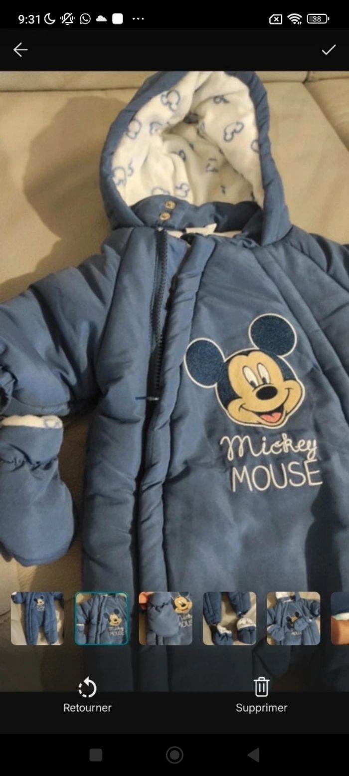 Combinaison hiver bébé garçon neuve - photo numéro 2
