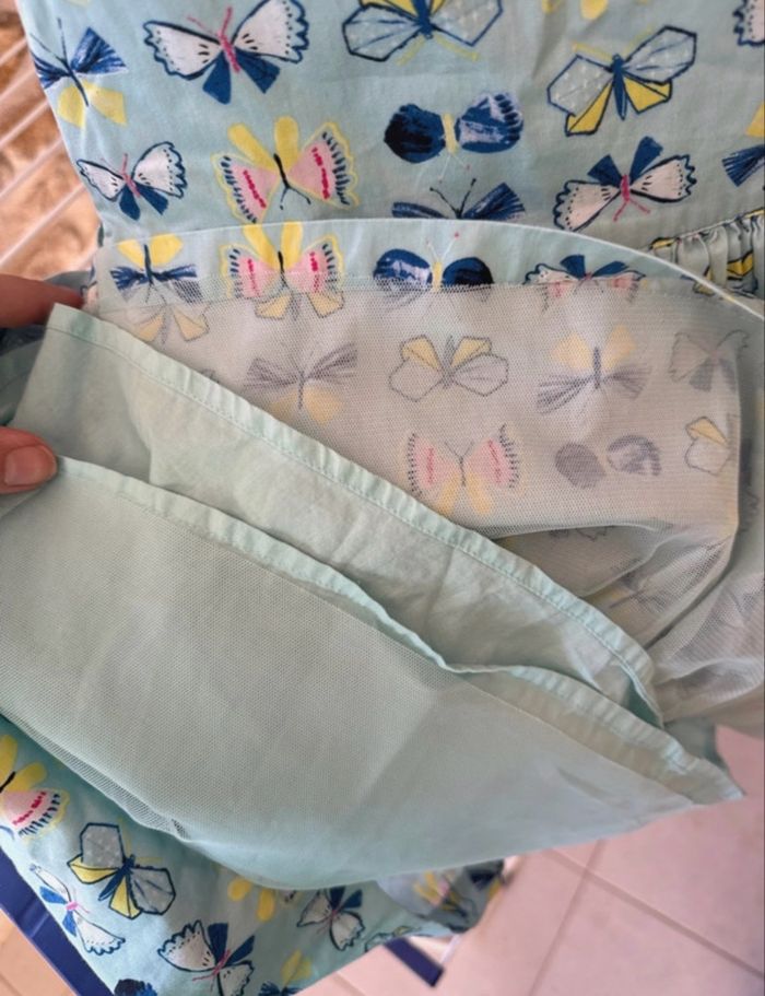 Robe cérémonie bleue taille 2-3ans - photo numéro 4