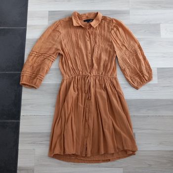 Robe longue marron Etam taille M