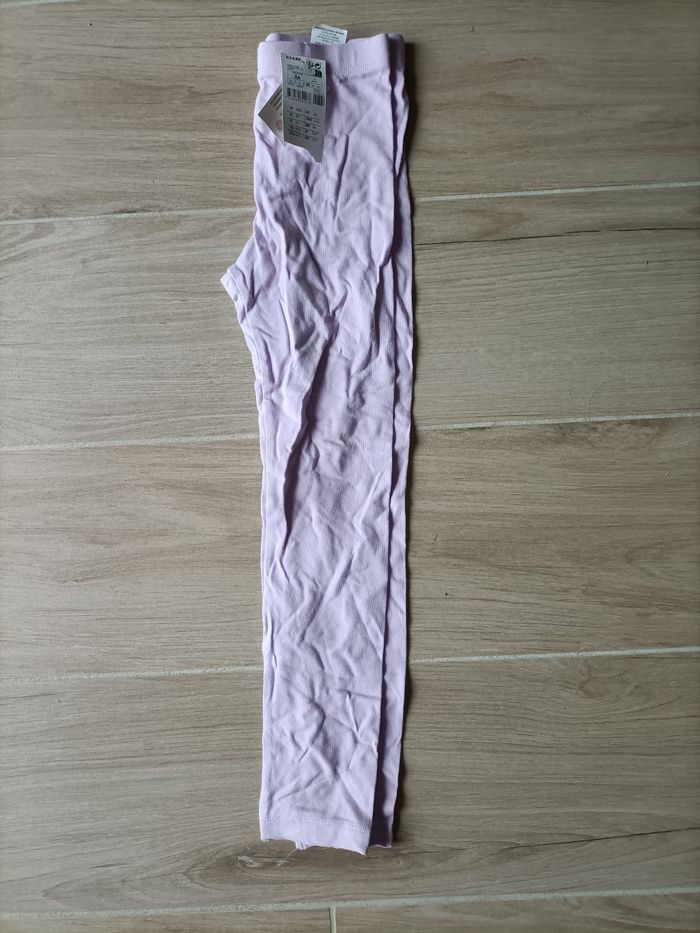 Legging long 8 ans fille violet Kiabi neuf étiquette