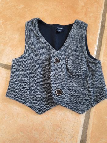 Gilet gris costume