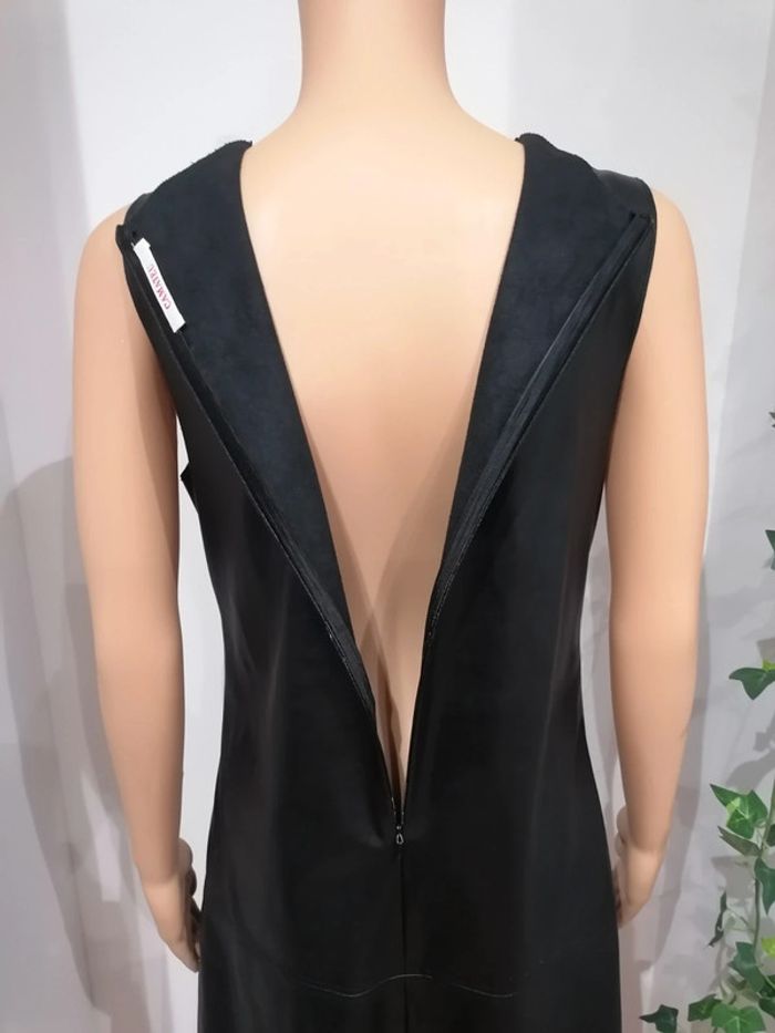Robe noir Camaïeu polyester enduit 38 - photo numéro 7