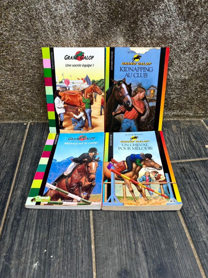 Lot 4 Livres Grand-Galop Vintage pour Enfants - photo numéro 2