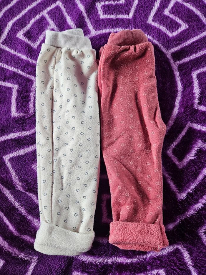 Lot pantalon chauds hiver