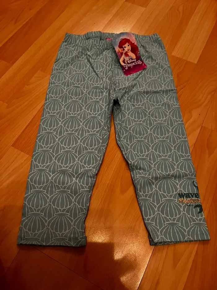 Legging pantacourt fille 6 ans Disney princess