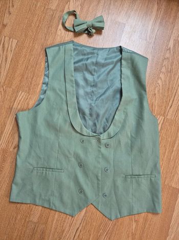 Veste costume courte homme + noeud papillon
