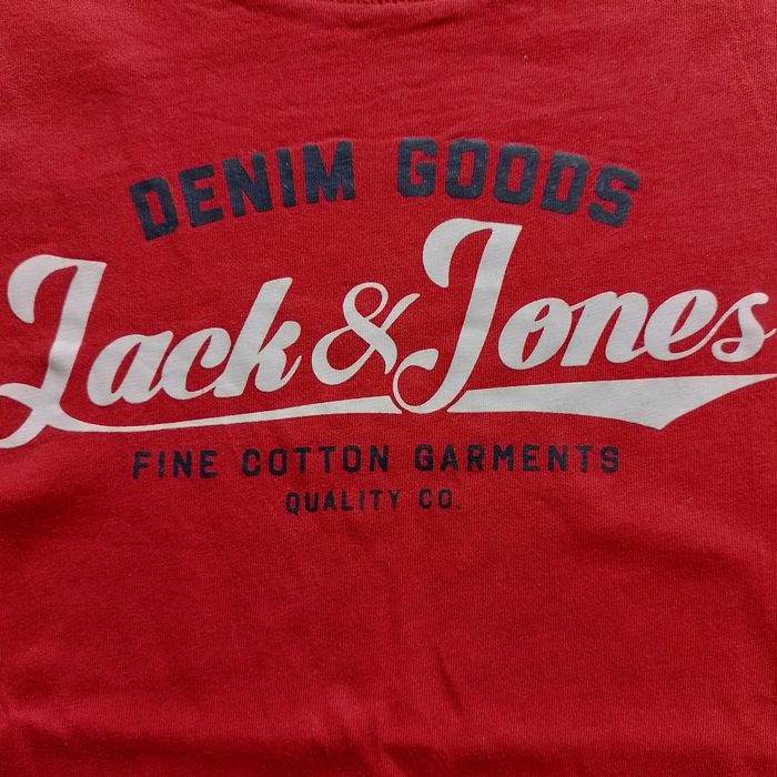 Tee-shirt rouge Jack & Jones - photo numéro 2