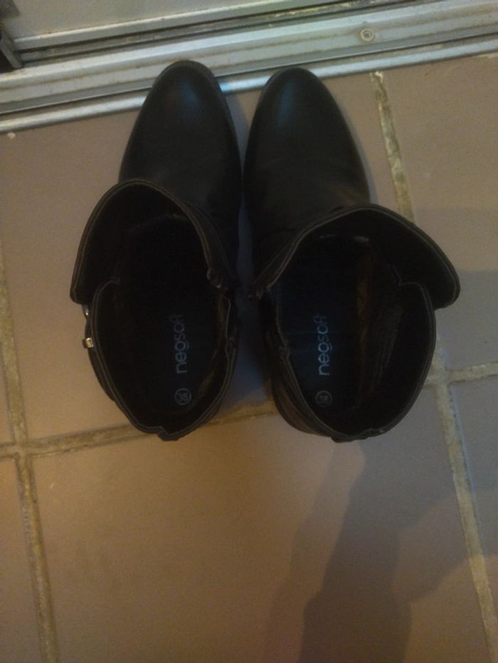 Bottines femme à talons taille 38 - photo numéro 4