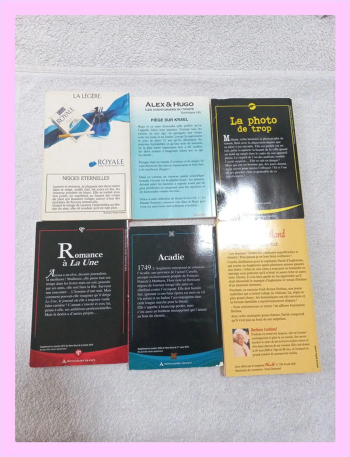 Lot de 6 livres (romance et jeunes adultes) - photo numéro 2