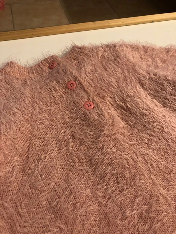 Robe pull avec coeur en sequins - photo numéro 4