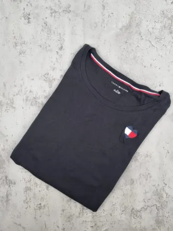 Sweat fin Tommy Hilfiger – Noir – Taille M Femme (mesures en photos)