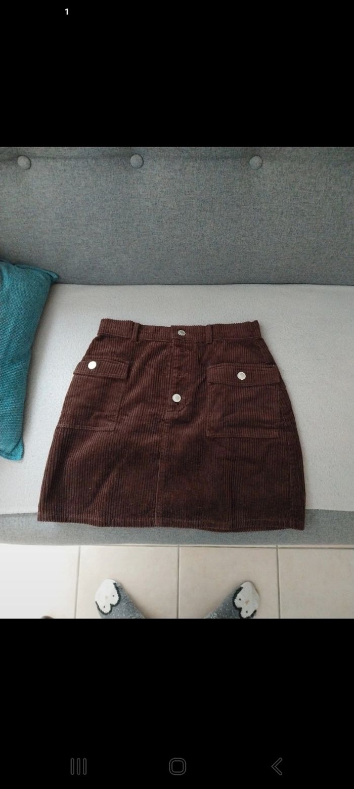 Jupe marron Primark neuve T38