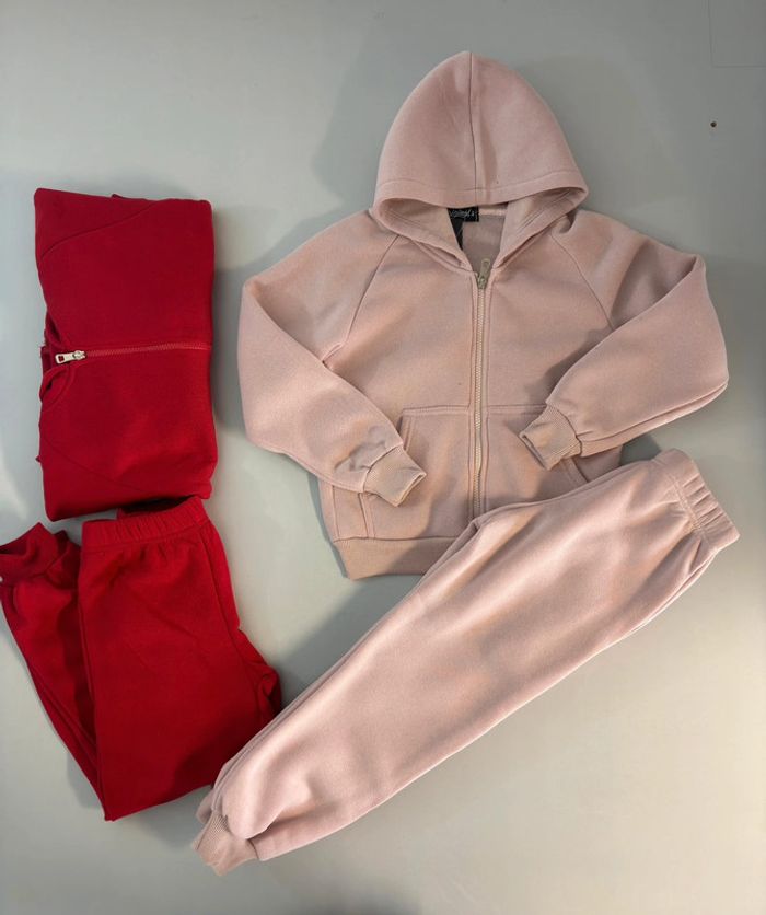 Lot de deux ensemble jogging de sports enfant fille . 6 ans - photo numéro 5