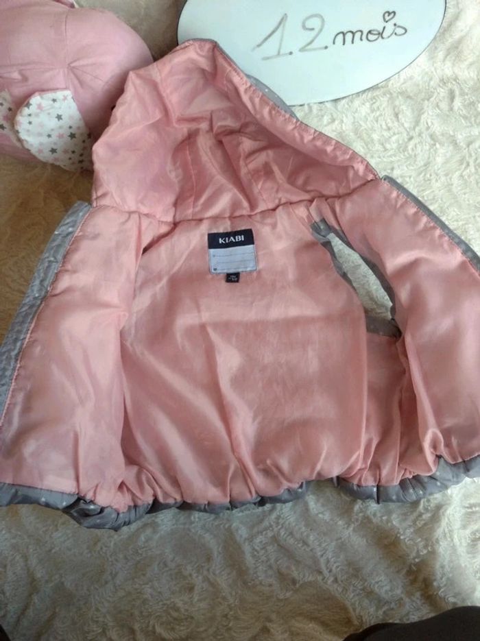 Veste sans manche zippée avec capuche oreille de lapin Fille 12 mois Étoile Kiabi - photo numéro 8