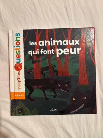 Livre Mes p’tites questions - Les animaux qui font peur