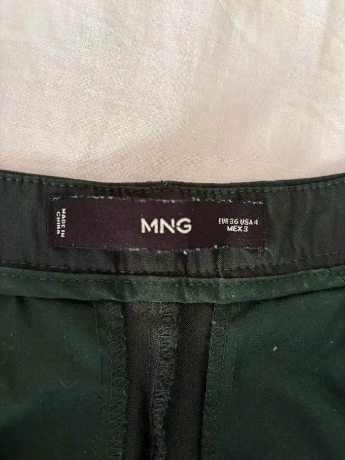Pantalon vert foncé Mango - photo numéro 4