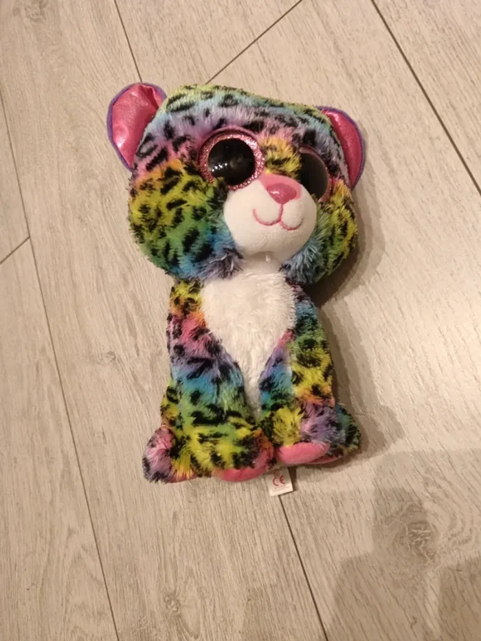 Peluche TY léopard arc en ciel