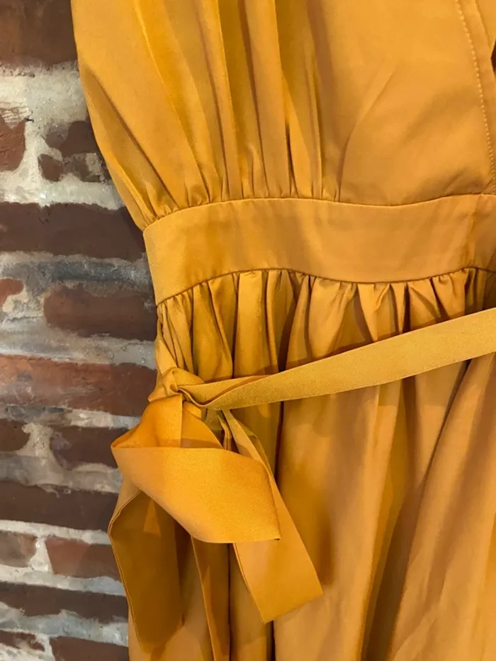 Robe longue moutarde - photo numéro 2