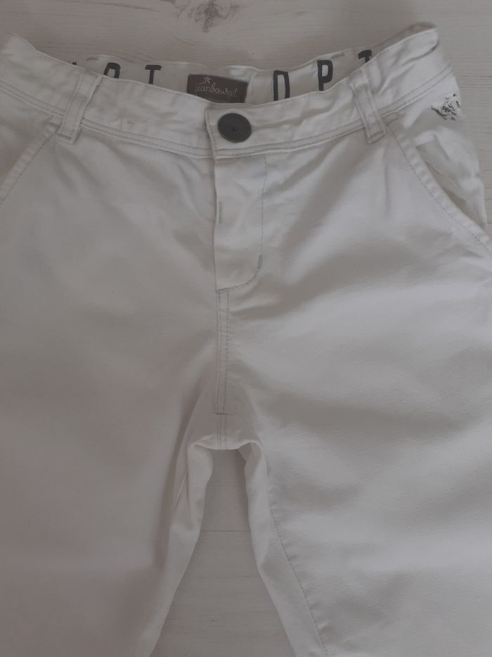 Bermuda / short jean blanc fille 8 ans Jean Bourget - photo numéro 2