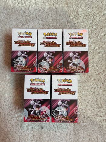 Lot 5 demi-display EV10 Rivalités Destinées – Pokémon
