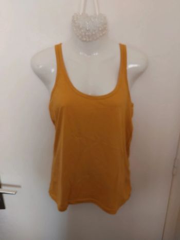 Débardeur une couleur Moutarde taille XL