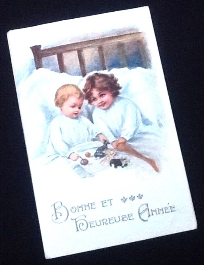 Carte postale ancienne Bonne et Heureuse Année " Artistique XMAS " N° 2209 - photo numéro 4