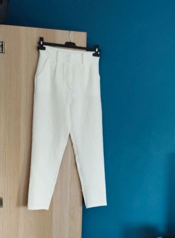 Pantalon blanc habillé shein - Taille S 36