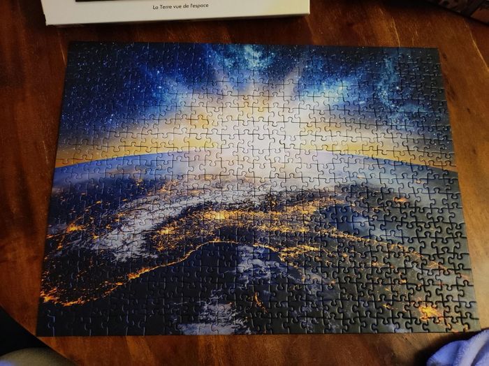 Magnifique puzzle La terre vue de l'espace Nathan 500 pièces - photo numéro 2