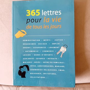 Faby27800 Livre : 365 lettres pour la vie de tous les jours 223 pages