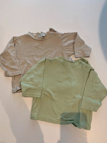 Lot 2 T-shirts Kimbaloo 9 mois