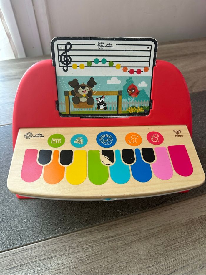 Piano en bois musicale baby eistein hape - photo numéro 2