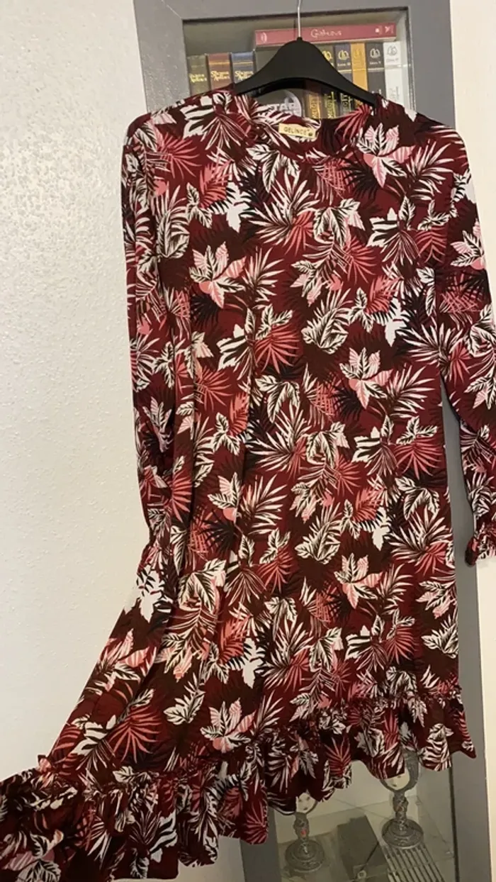 jolie robe manche longue taille 54 gelince - photo numéro 3