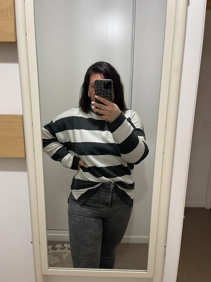 Pull long à bandes - photo numéro 4