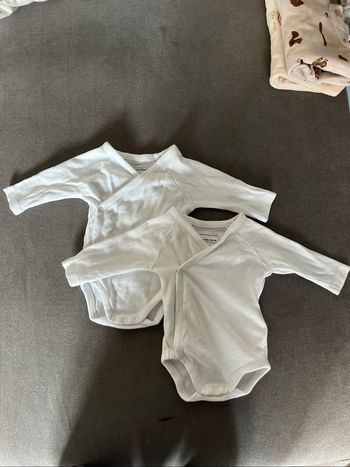 lot de 2 body blanc
