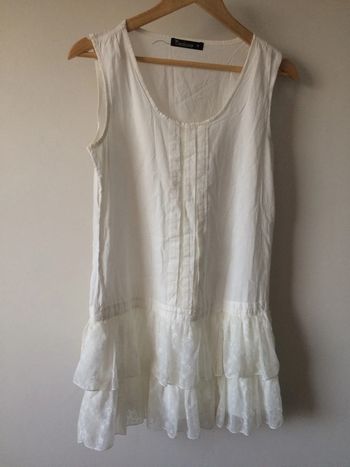 • Robe blanche Daphnéa ~ Taille 38 •