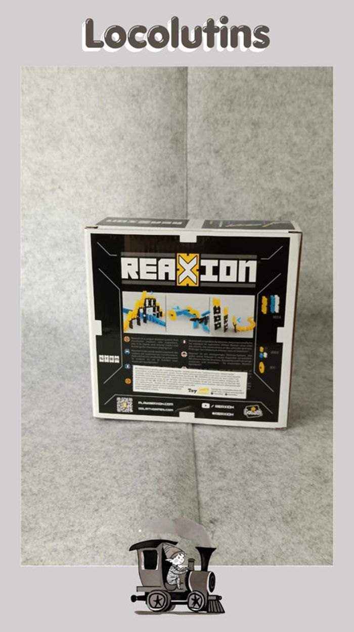 🚂 Jeu Reaxion – système de construction 90 pièces et 25 connecteurs - photo numéro 3